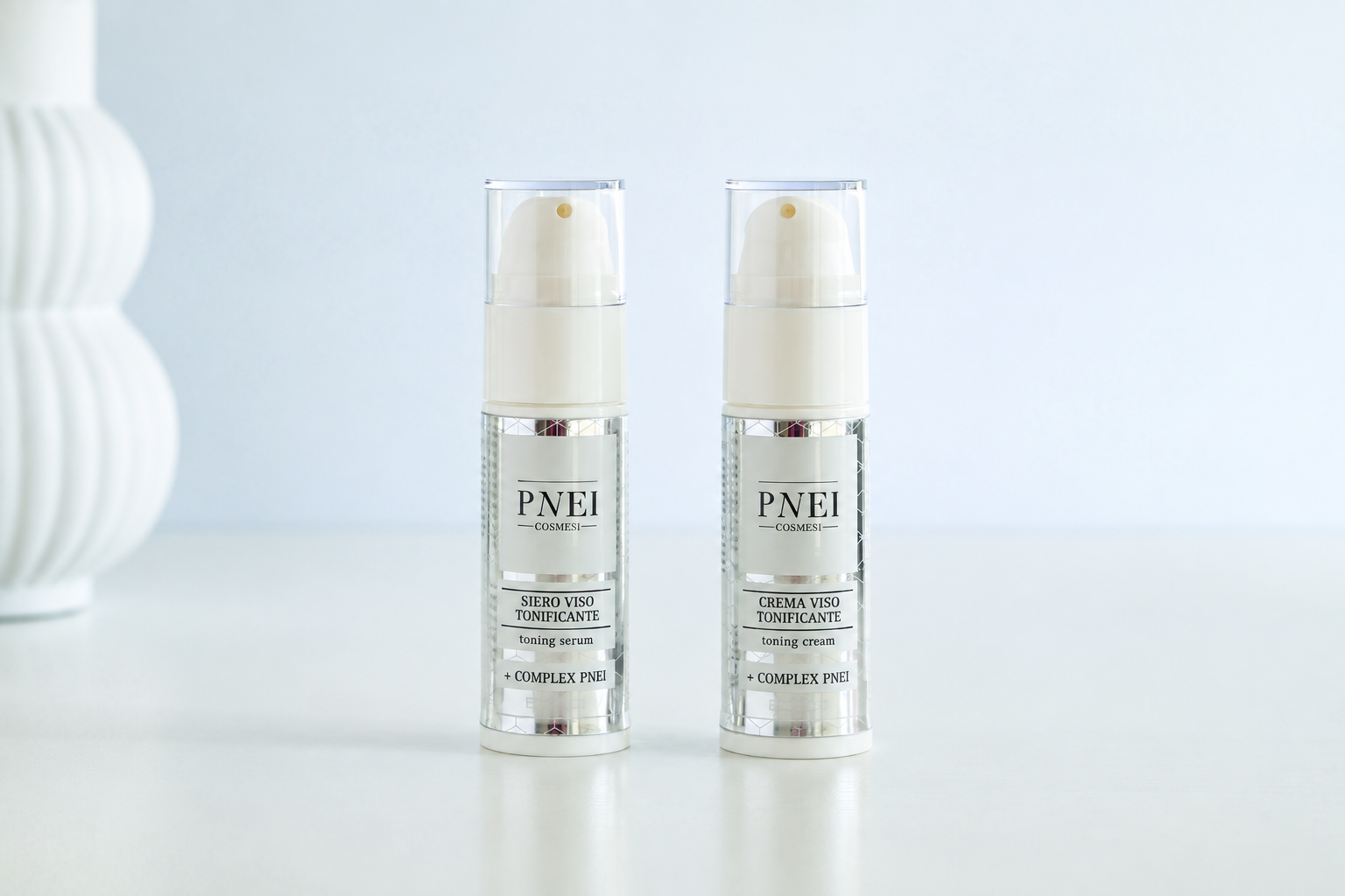 Linea Preziosi PNEI: Siero Viso Tonificante e Crema Viso Tonificante